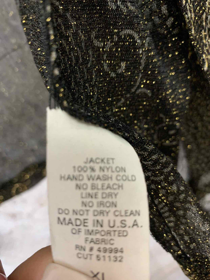 R& M Richards Size XL Black and Gold cover-Up