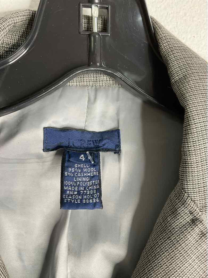 J.Crew Size 4 Grey blazer