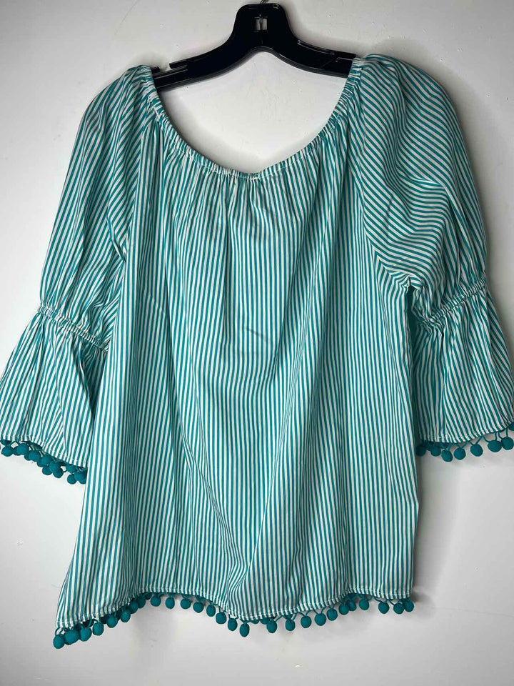 Grand & Greene Women Size L striped long sleeve top