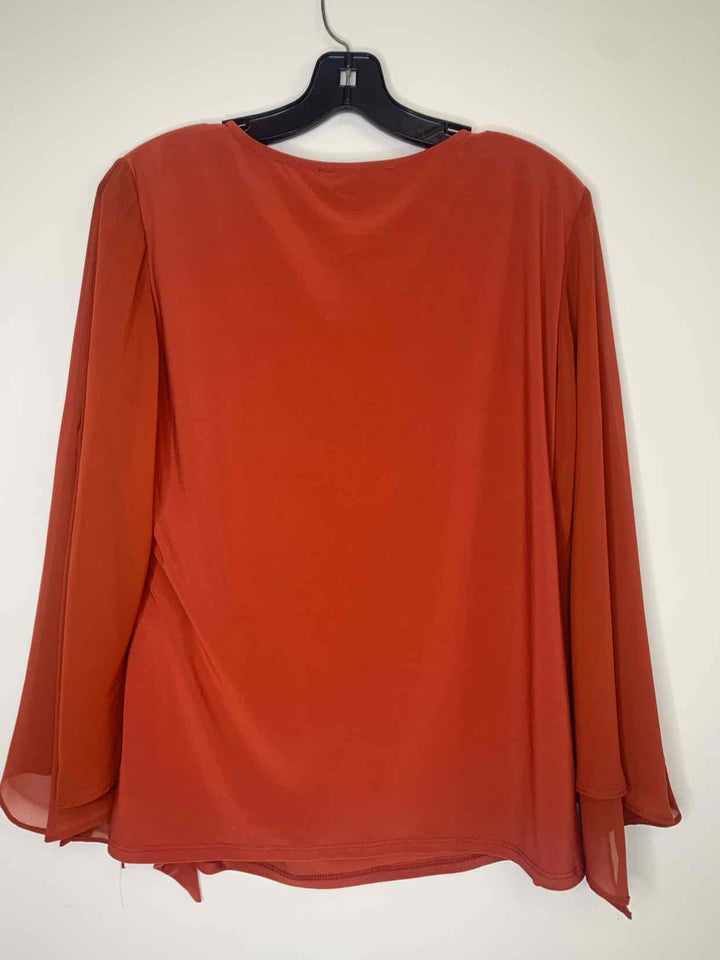 Coco Bianco Women Size L Orange long sleeve top