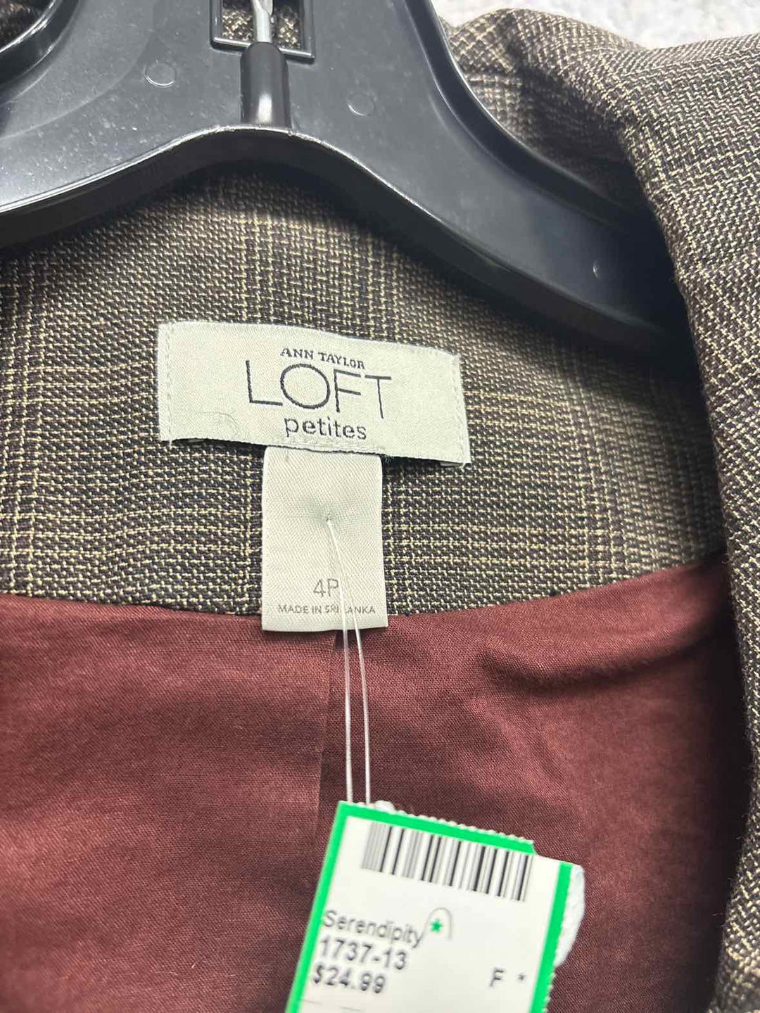 Loft Brown Women Size 4P jacket