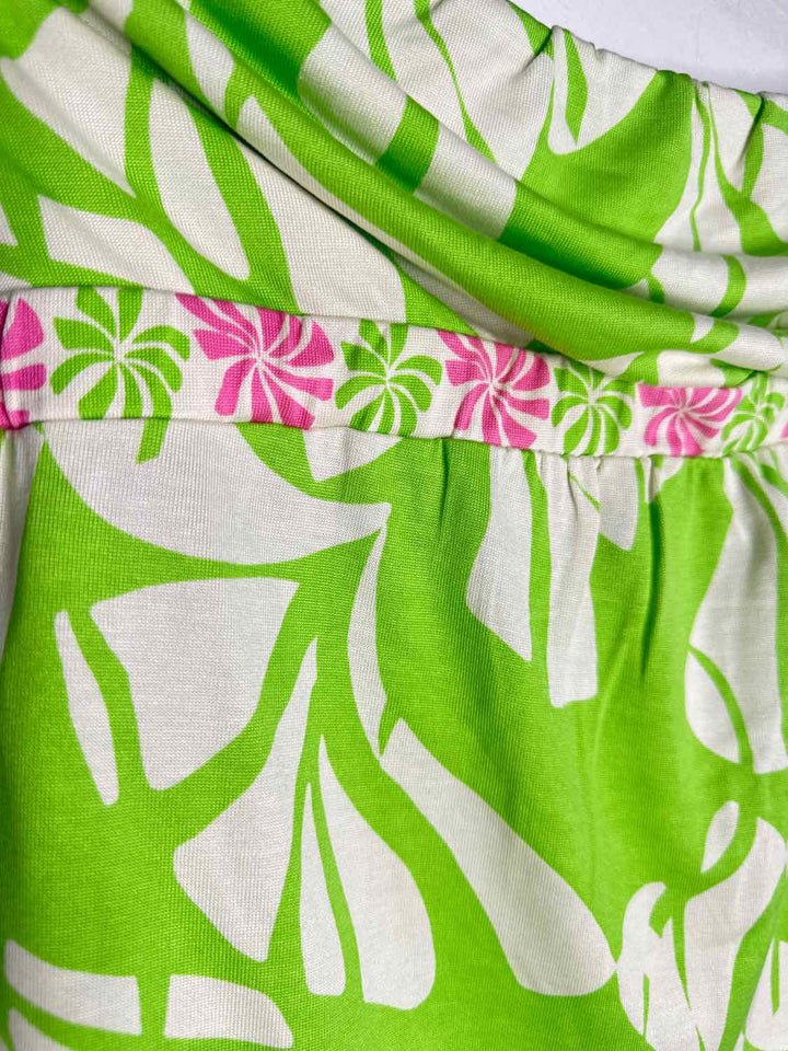 Lilly Pulitzer Size L Lime Green NWT Pink sleeveless