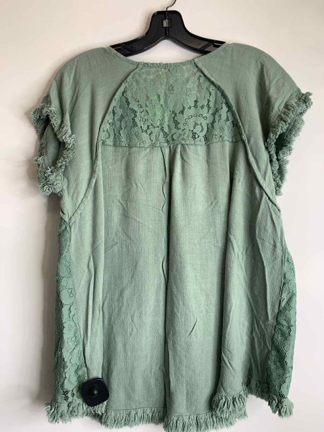 Umgee Women Size S mint green short sleeve top