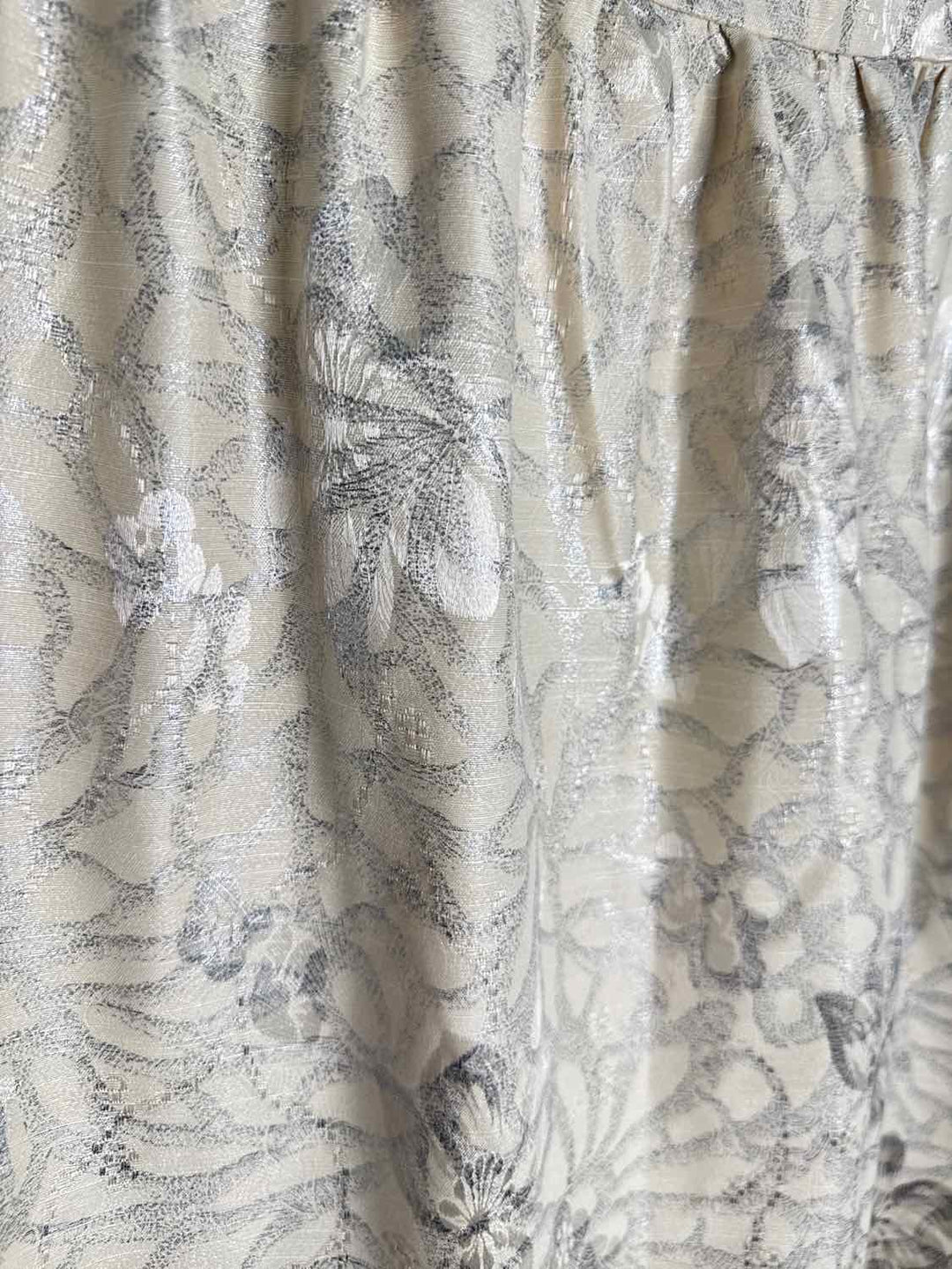 Antonio Melani Size 10 Cream Floral strapless