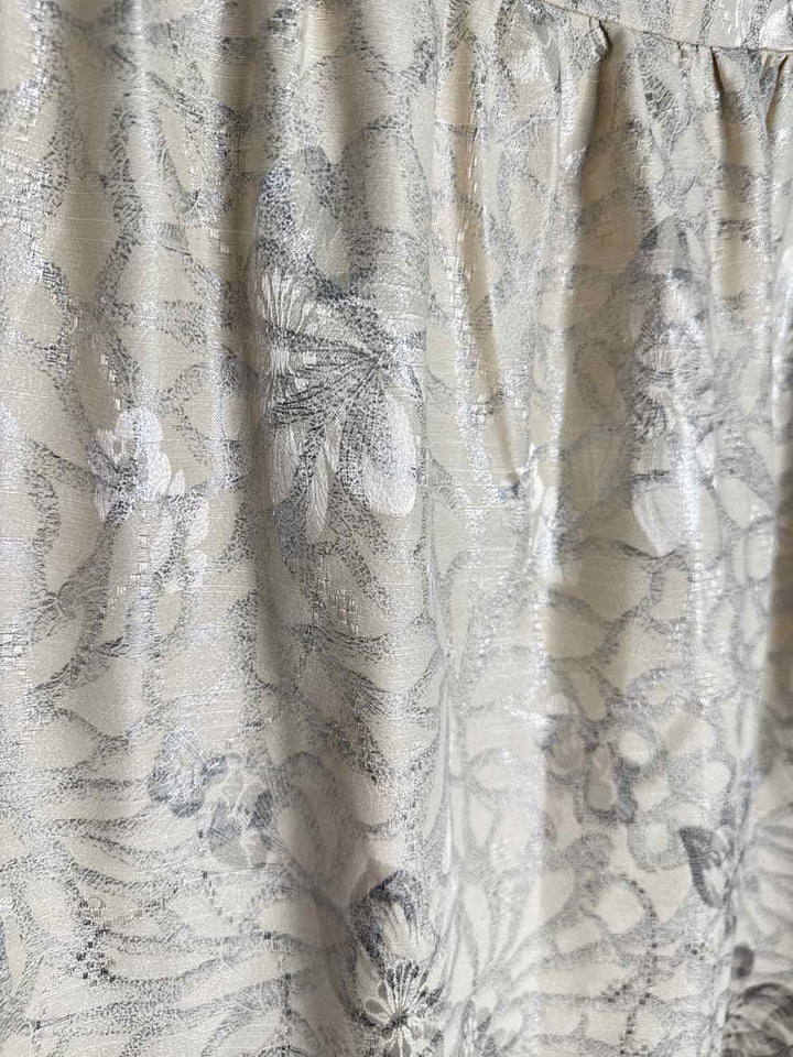 Antonio Melani Size 10 Cream Floral strapless
