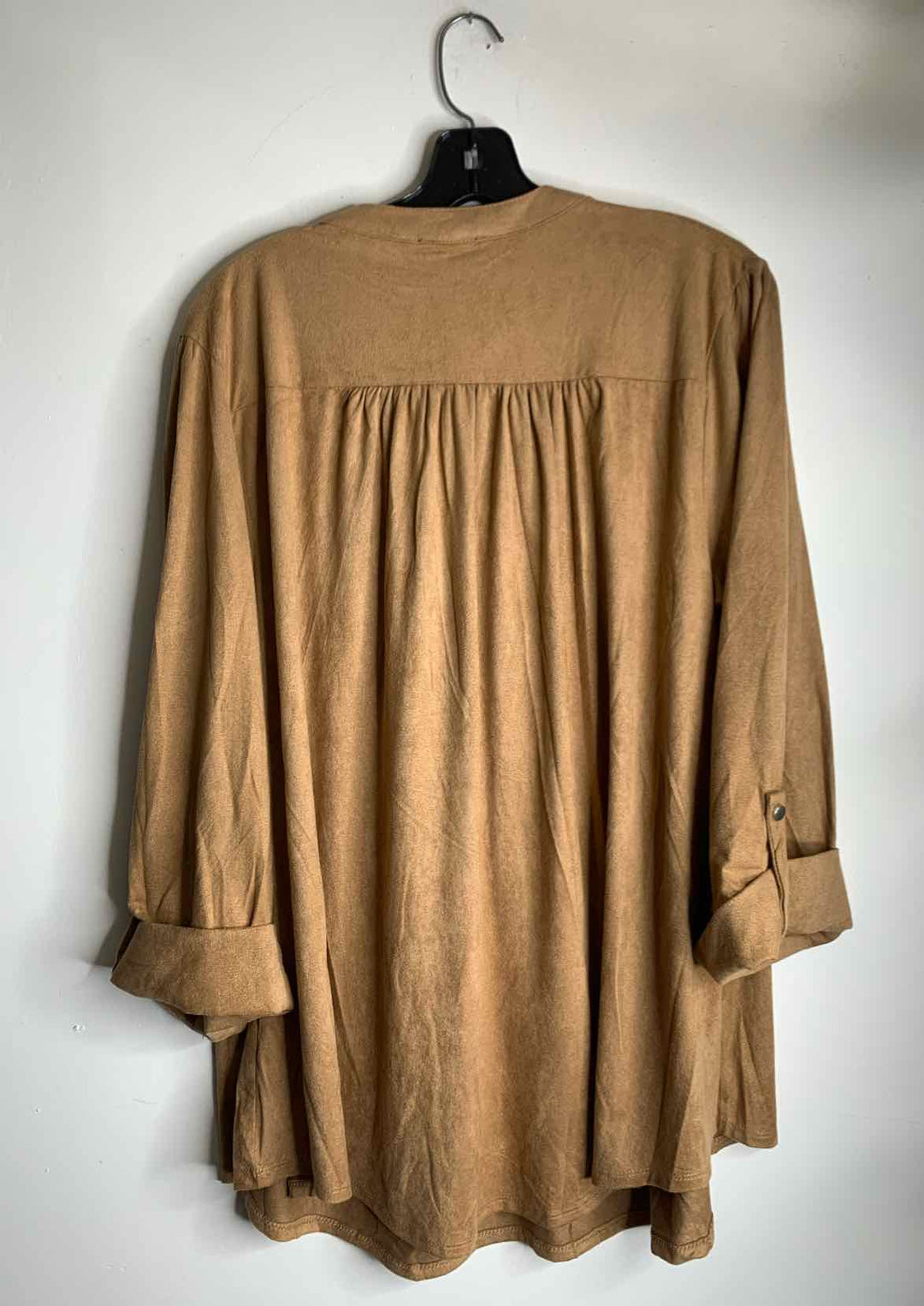 Cocomo Women Size 2X Brown long sleeve top