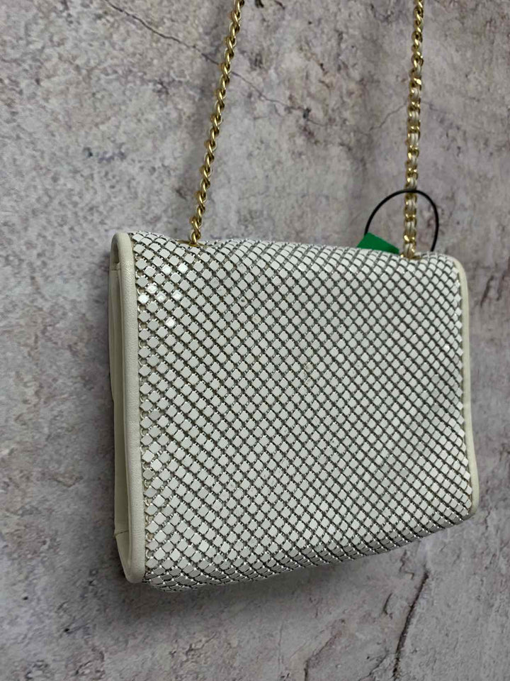 Whiting and Davis White evening bag