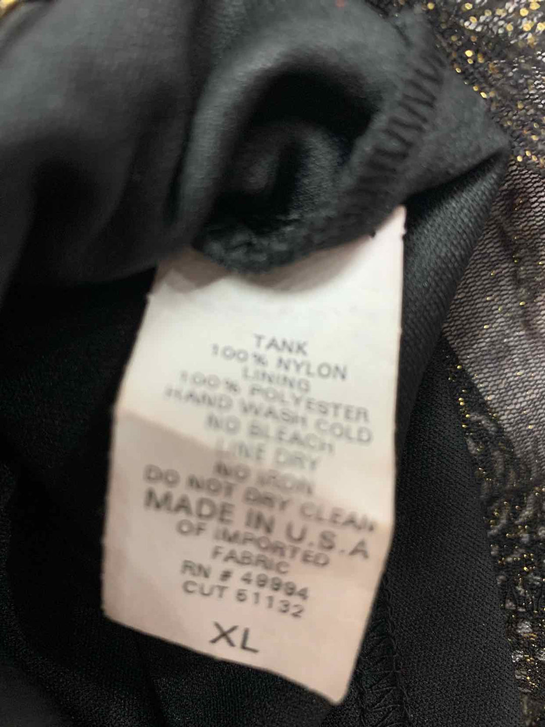 R& M Richards Size XL Gold cover-Up