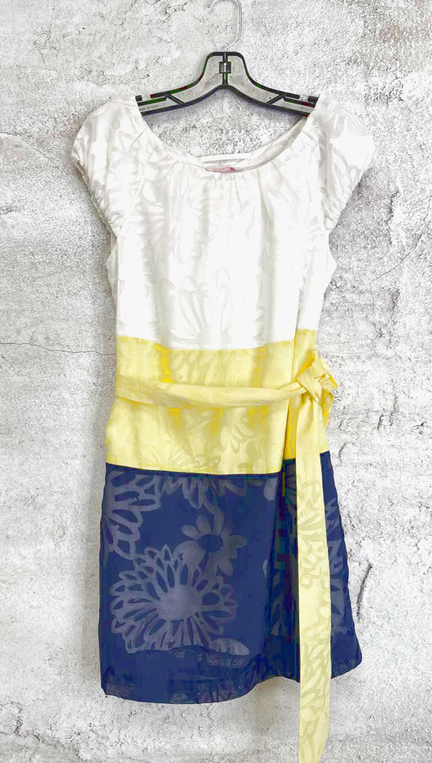 lilly pulitzer white dress with gold Lilly Pulitzer Size S White Yellow short sleeve – Serendipity Consignment  Boutique