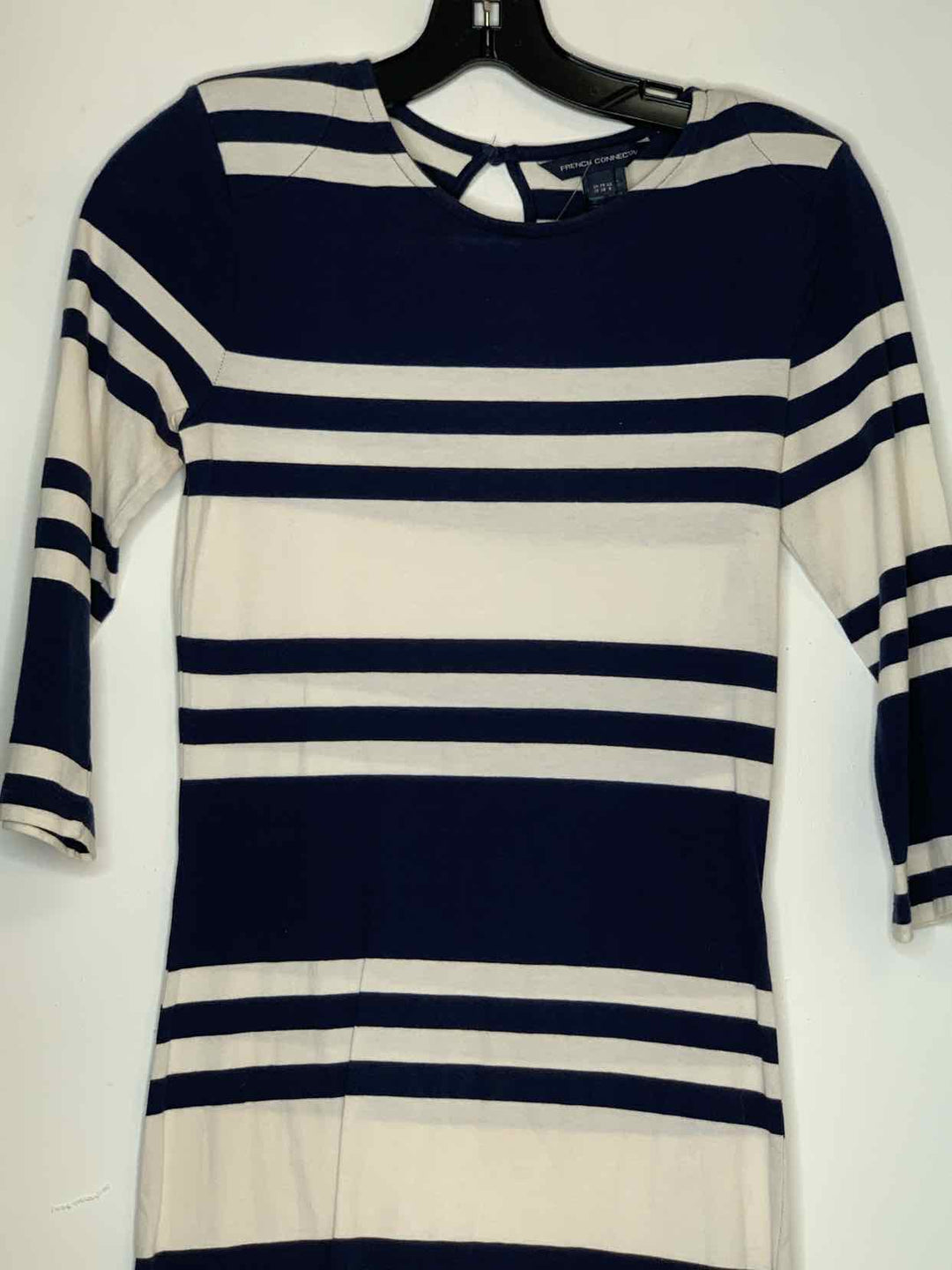 Women Size 6 French Connection striped long sleeve dress