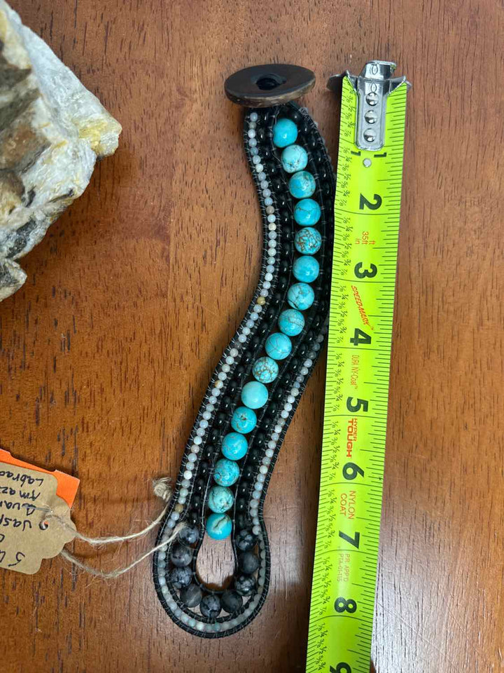 Stone Addiction Size OS Teal Excellent Bracelet