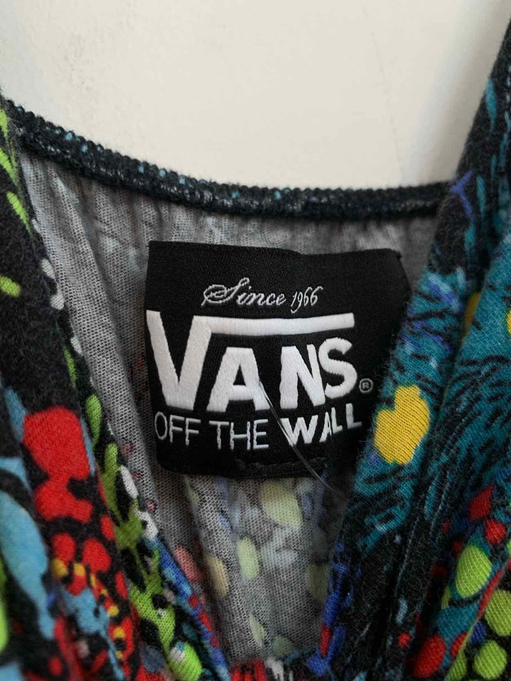 Vans Size L Black Knotted Front spaghetti strap dress