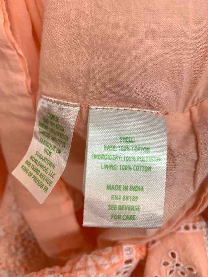 Women Size M Lilly Pulitzer Peach sleeveless dress