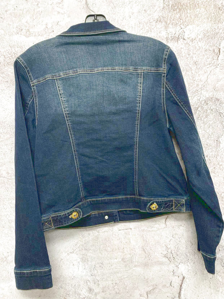 Chicos Size 0 Denim NWT Gold Hardware jacket