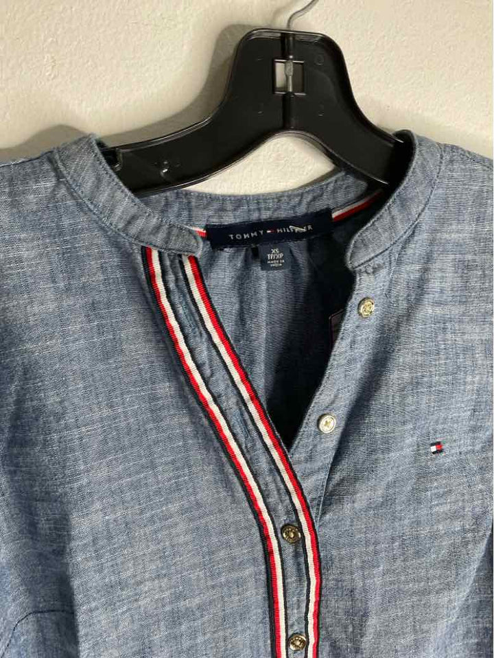 Tommy Hilfiger Size XS Blue long sleeve top