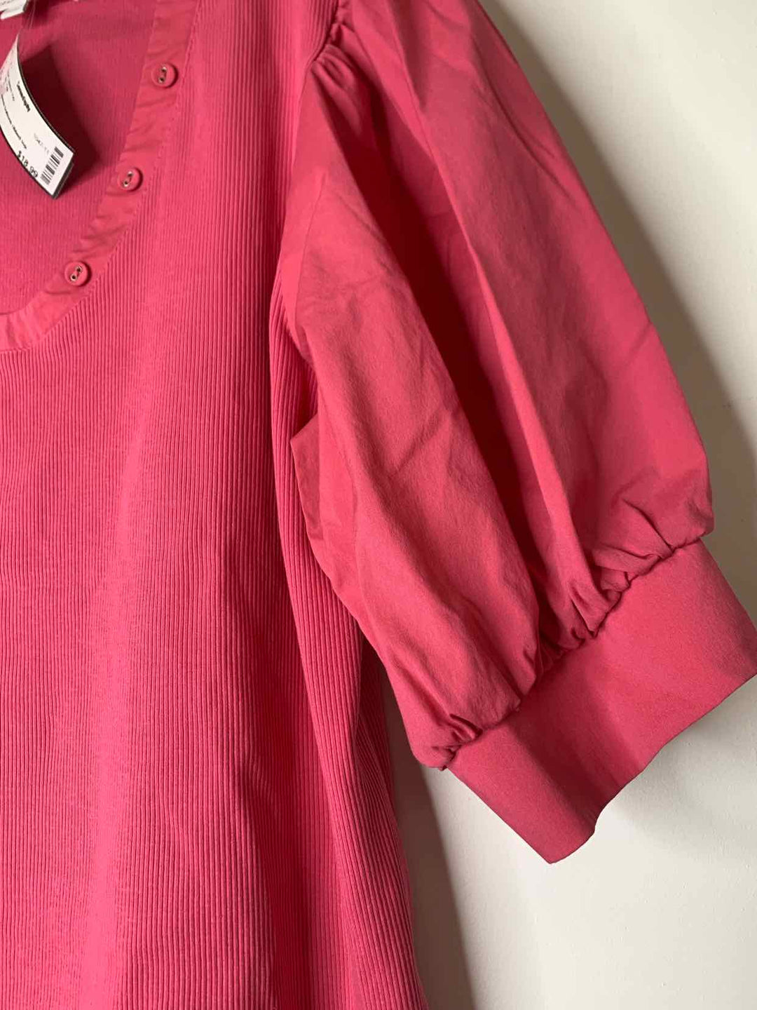 Chicos Women Size L Pink short sleeve top