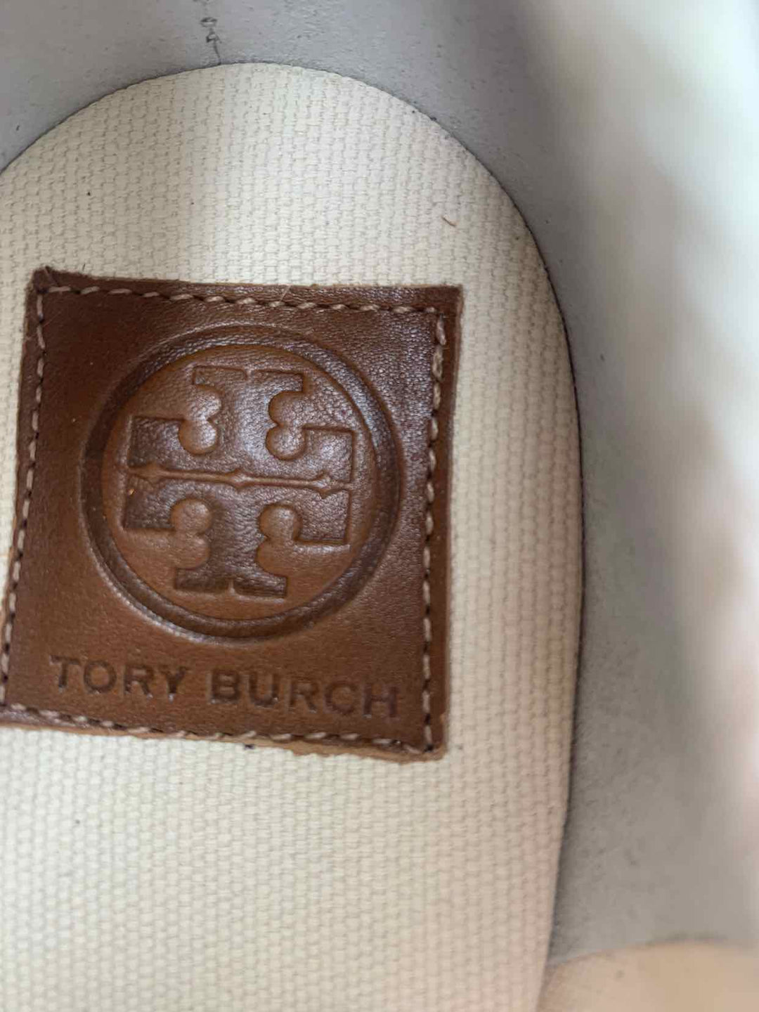 Tory Burch Ivory W Shoe Size 9.5 wedge