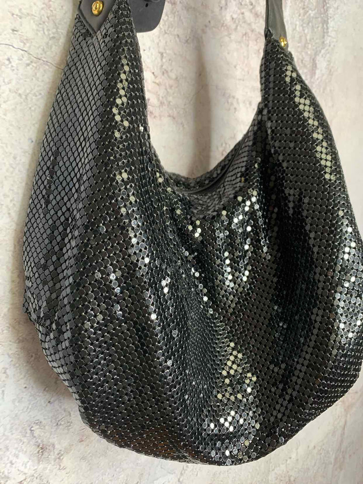 Whiting and Davis Black shoulder bag