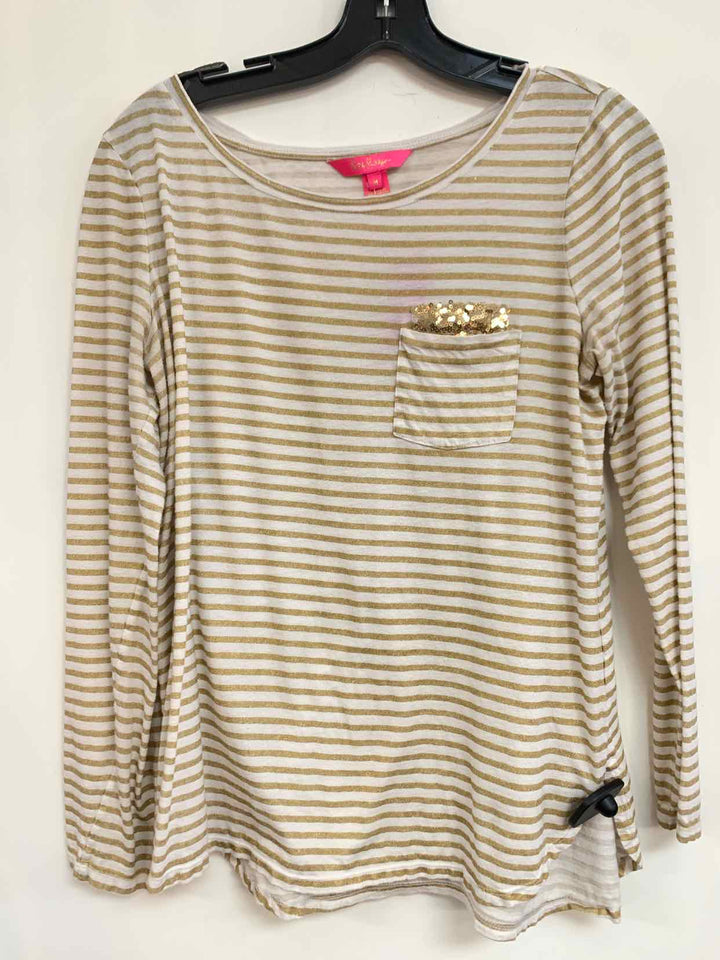 Lilly Pulitzer Women Size M striped long sleeve top