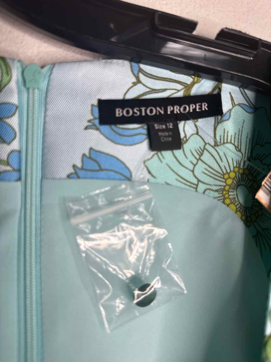 Boston Proper Size 12 Green formal dress