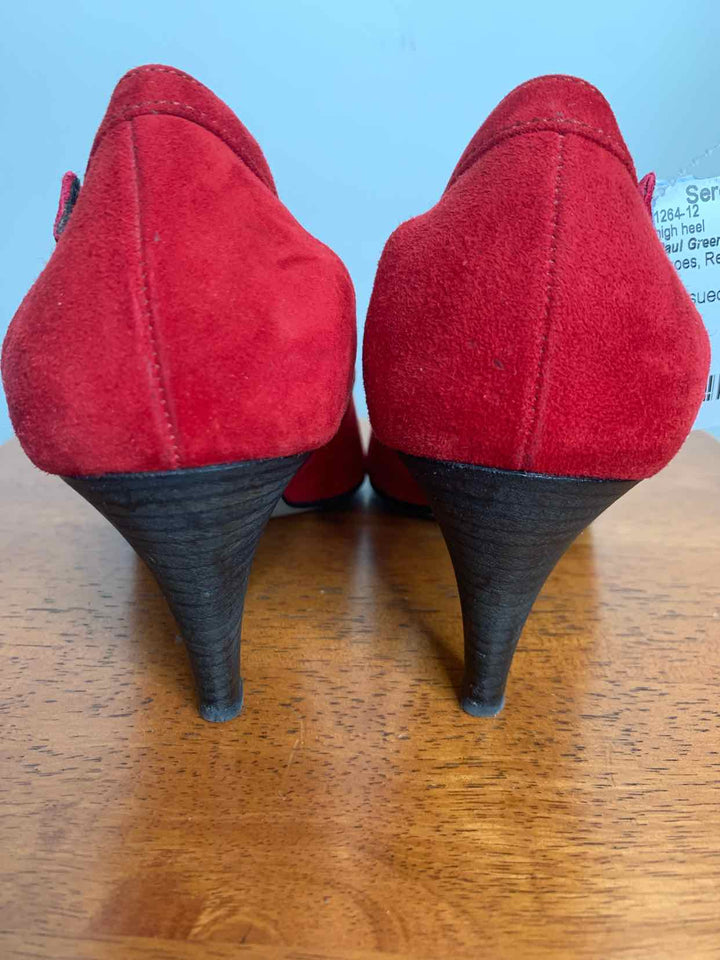 Paul Green Red W Shoe Size 6 high heel