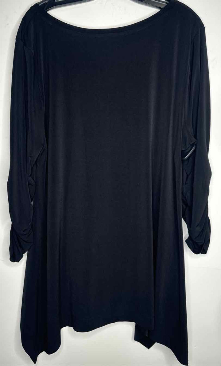 Grace Elements Women Size XL Black long sleeve top