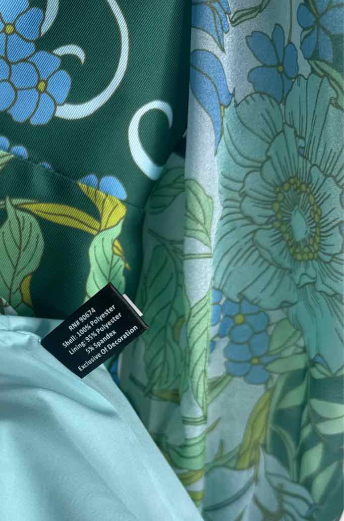 Boston Proper Size 12 Green formal dress
