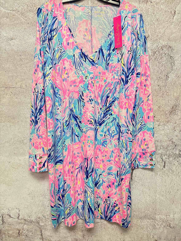 Lilly Pulitzer Size L Multi-Color Floral sundress