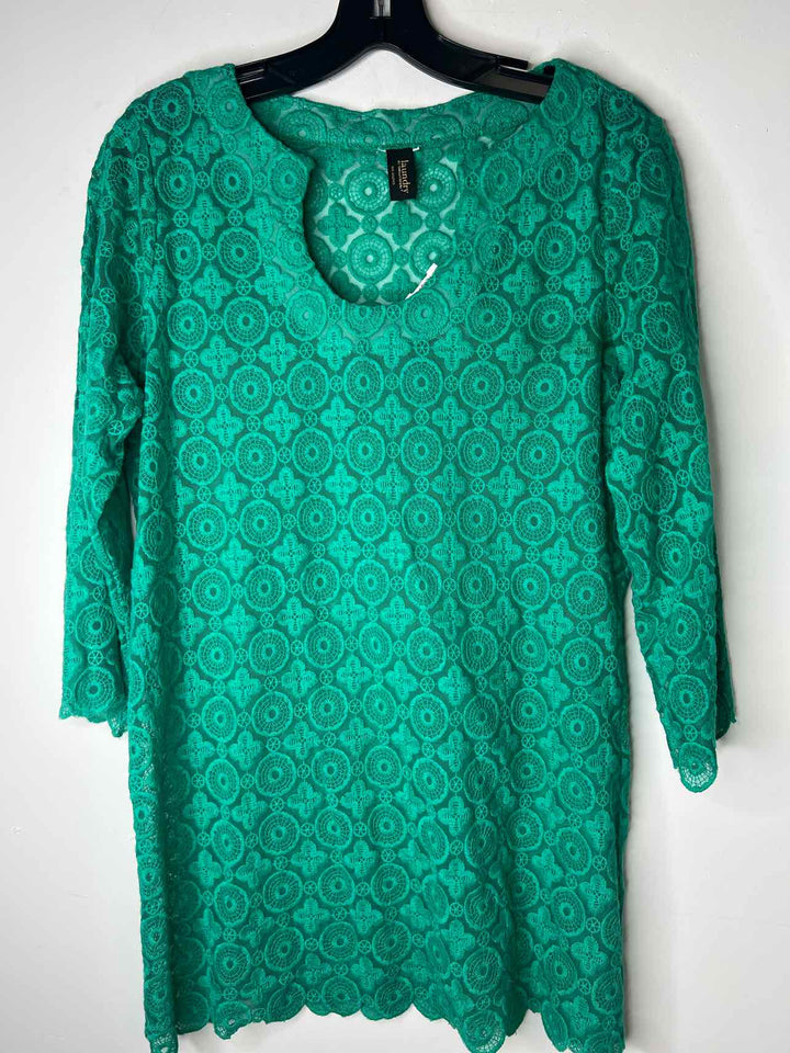 Laundry Women Size M Green long sleeve top