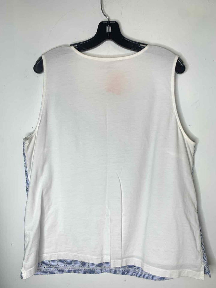Croft & Barrow Women Size XXL Blue sleeveless