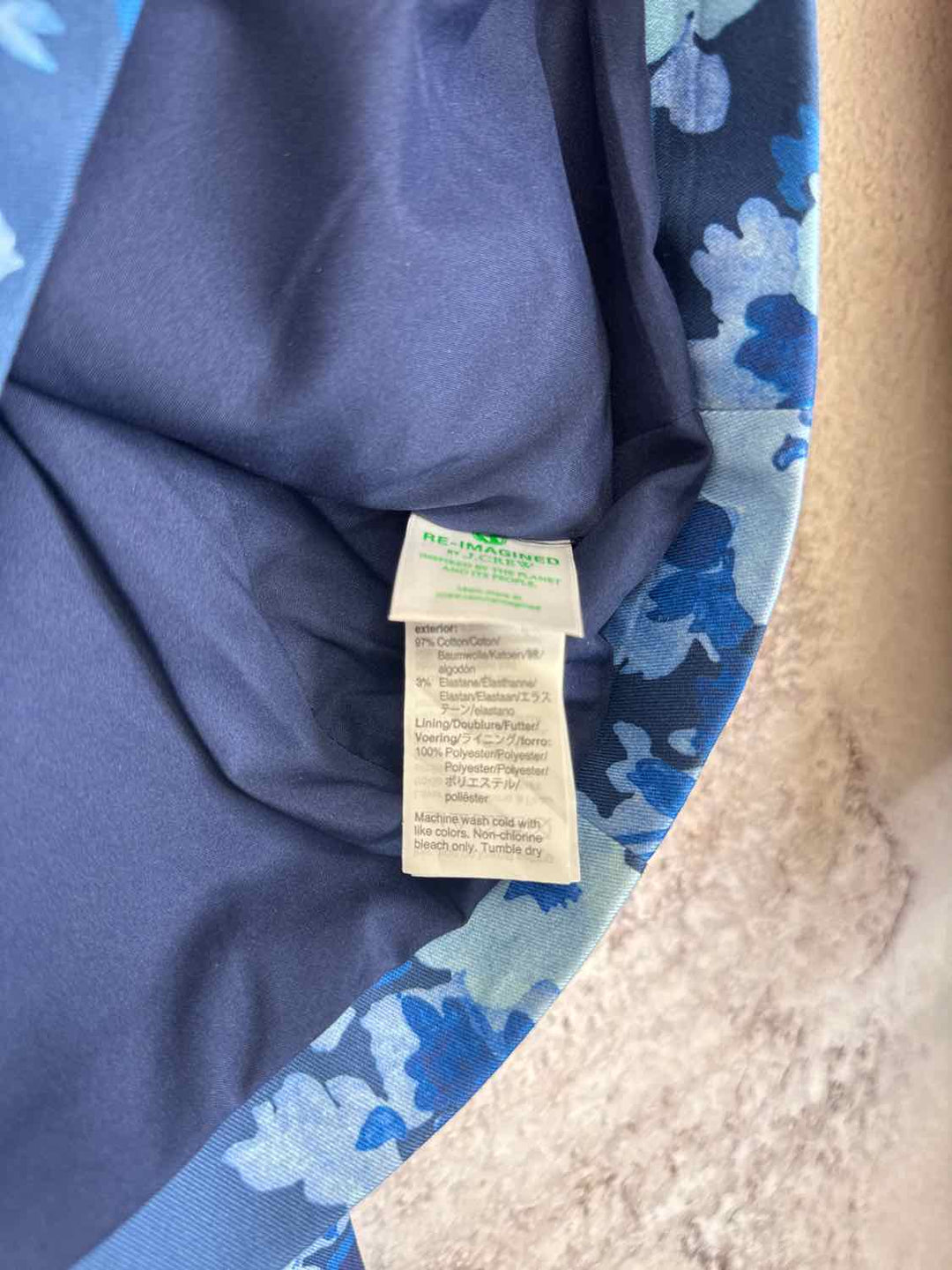 J Crew Size 00 Blue 2 piece suit