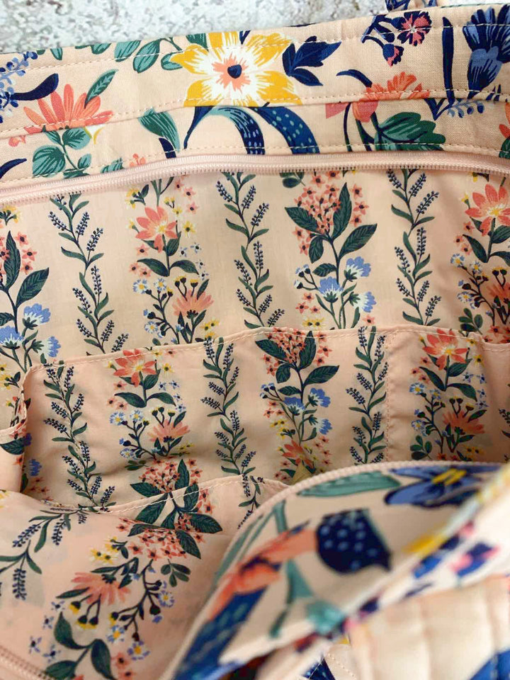 Vera Bradley floral tote bag