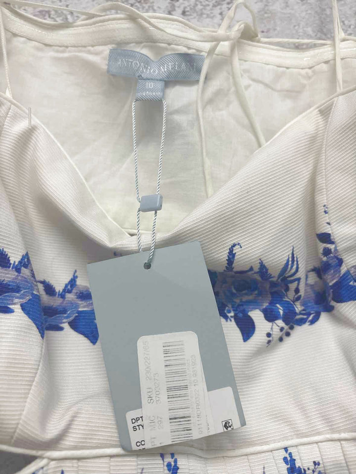 Antonio Melani Size L White NWT spaghetti strap dress