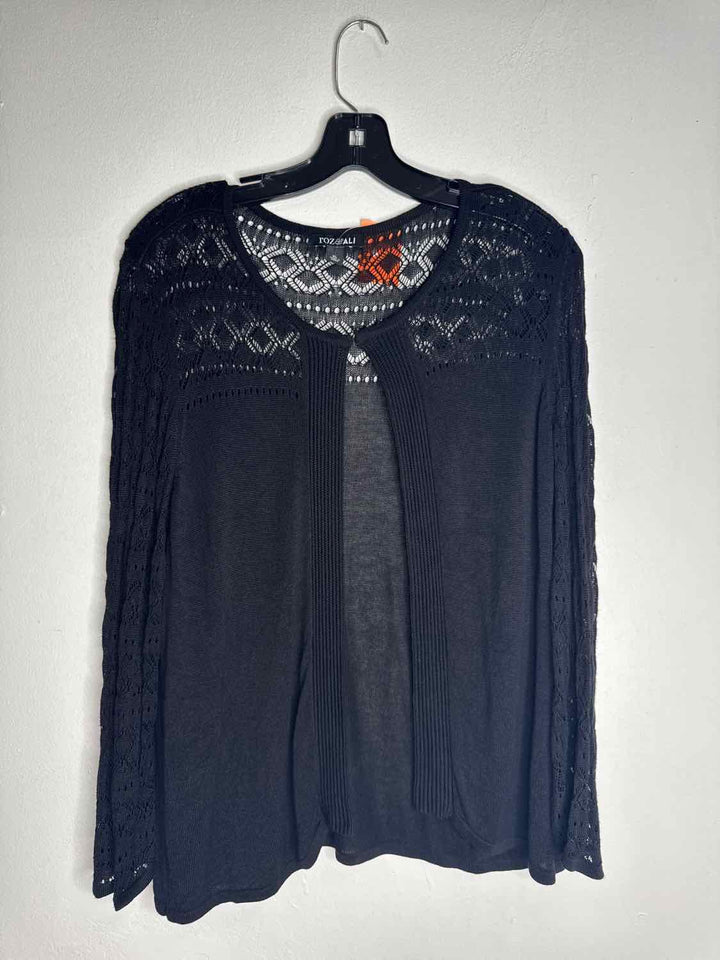 Roz & Ali Size XL Black cardigan