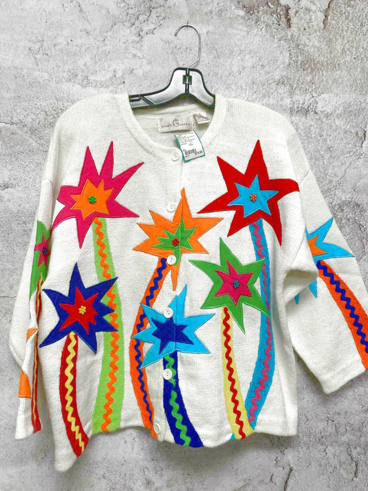 Jane's Closet Size XL Multi-Color Button Down sweater