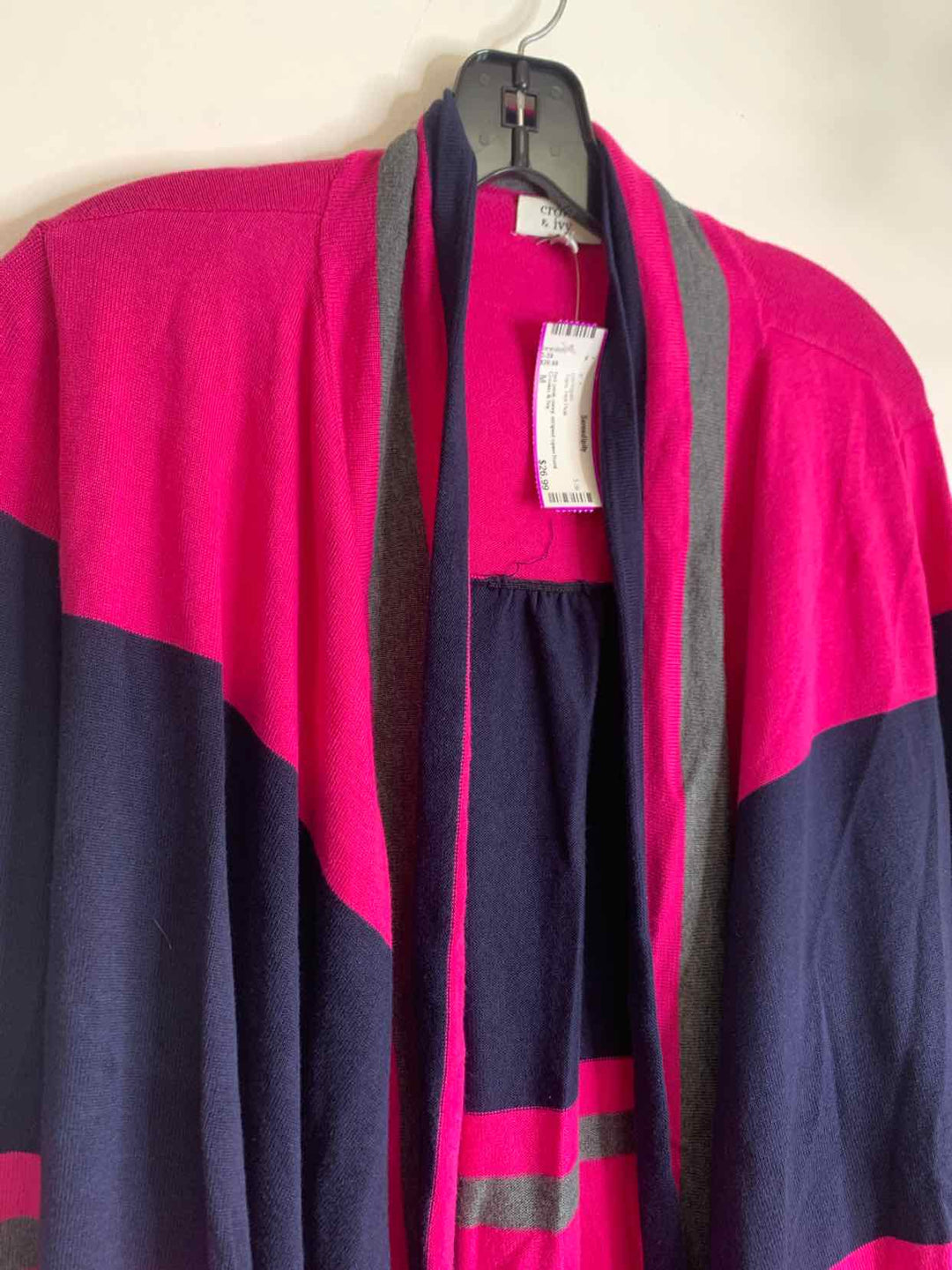 Crown & Ivy Women Size M Hot Pink cardigan