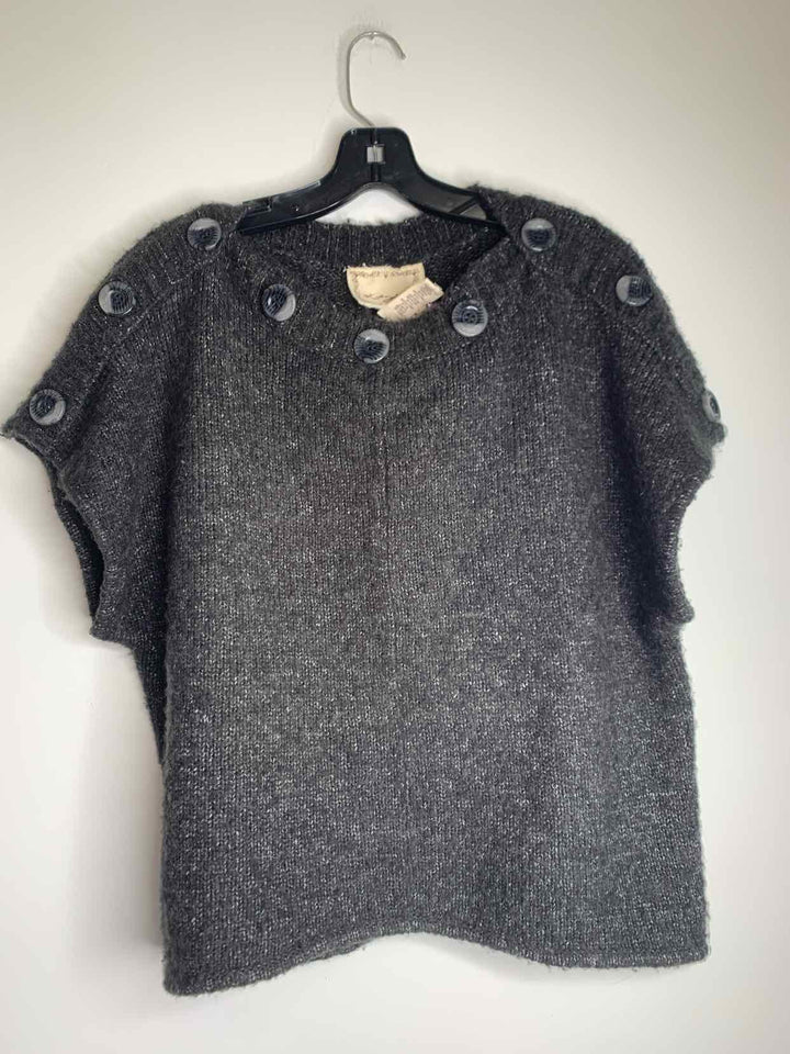 kenji Women Size M Grey short sleeve top