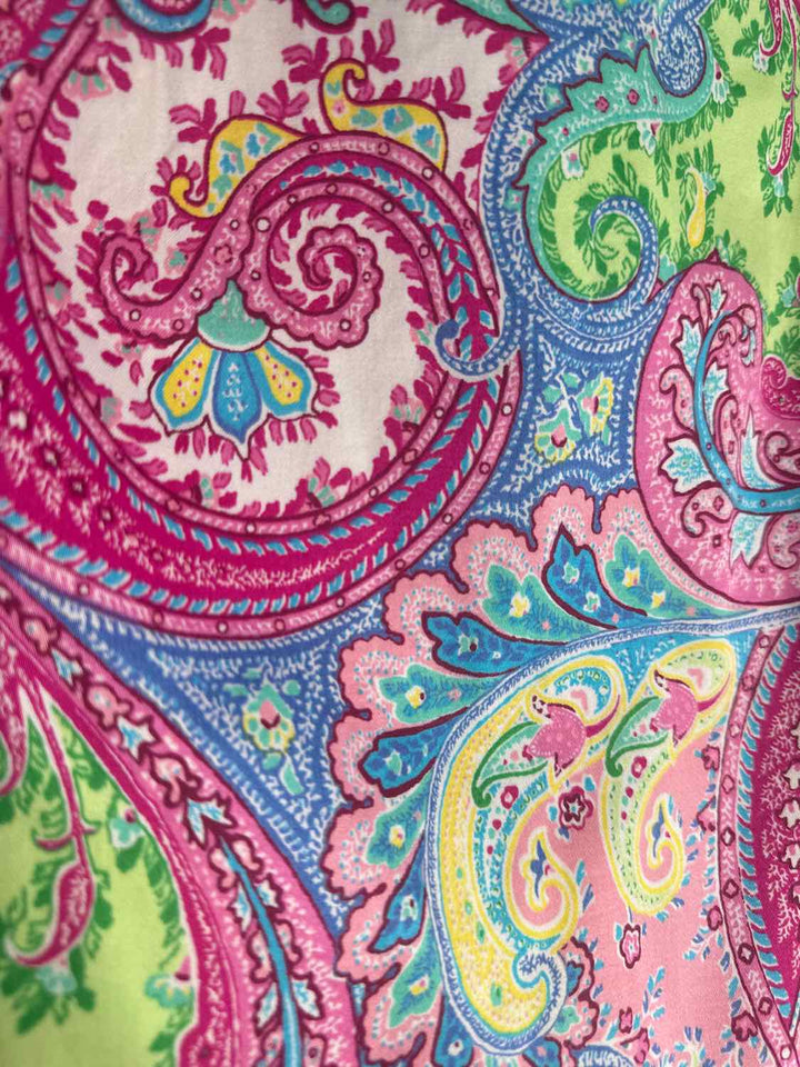 Island Republic Size 8 Pink Paisley knee length skirt