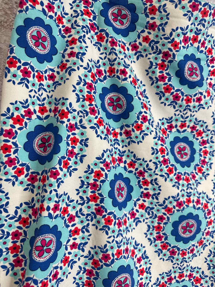 Talbots Size 14 Floral knee length skirt