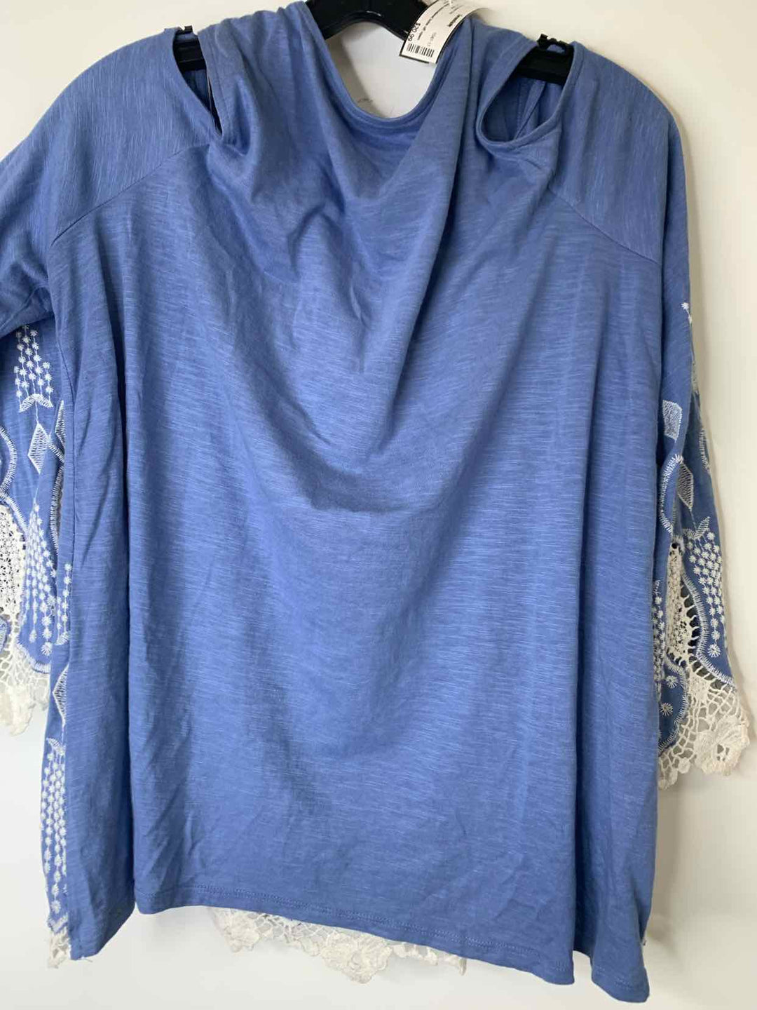 Chicos Women Size 3 Blue long sleeve top