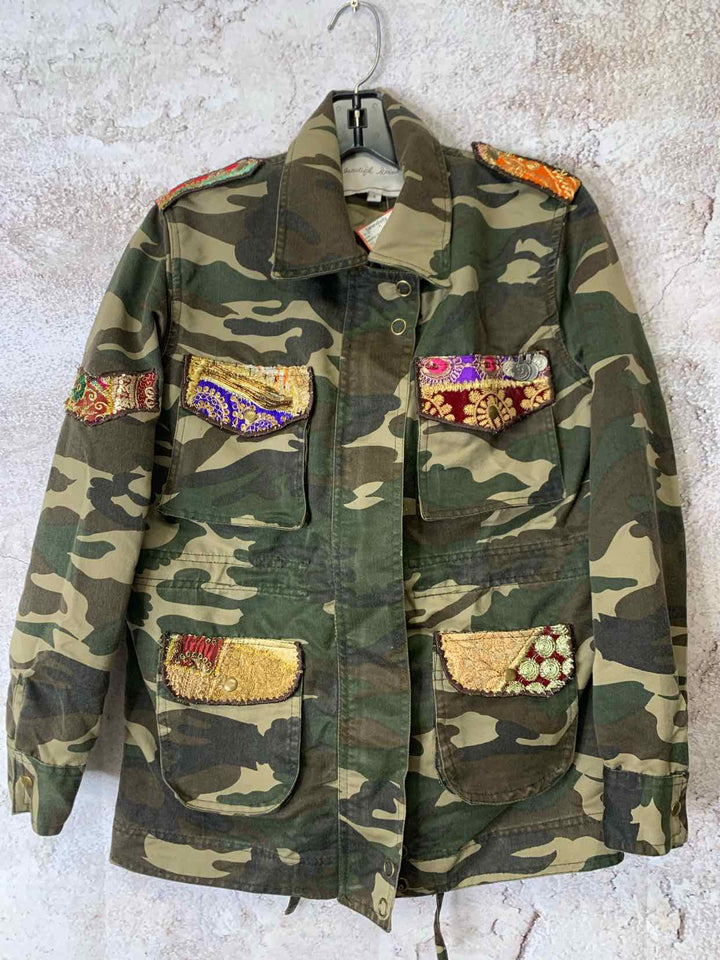 Beautiful Stories Green Women Size S jacket