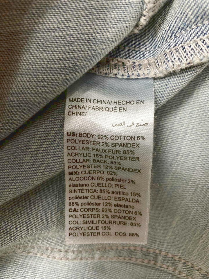 Chicos Size 1 Denim denim jacket