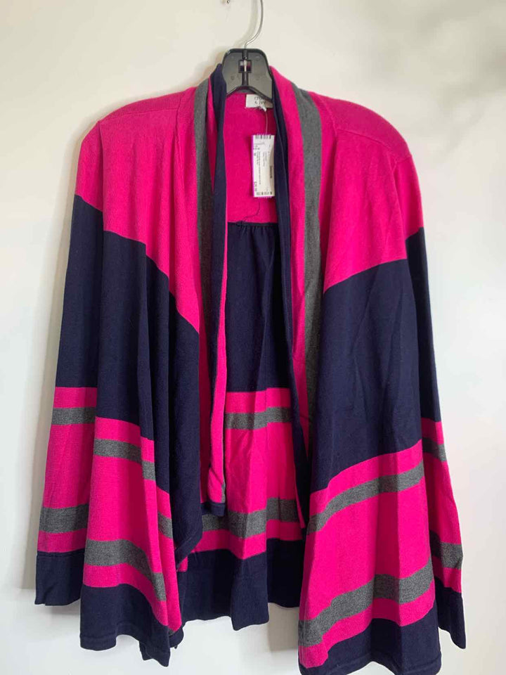 Crown & Ivy Women Size M Hot Pink cardigan