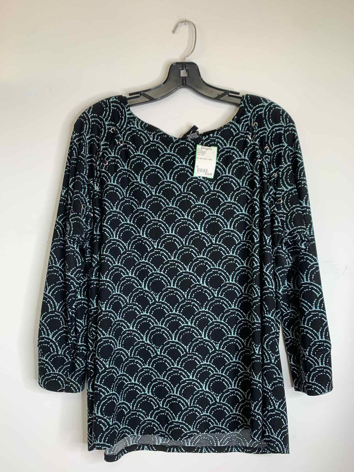 new direction Women Size M Teal long sleeve top