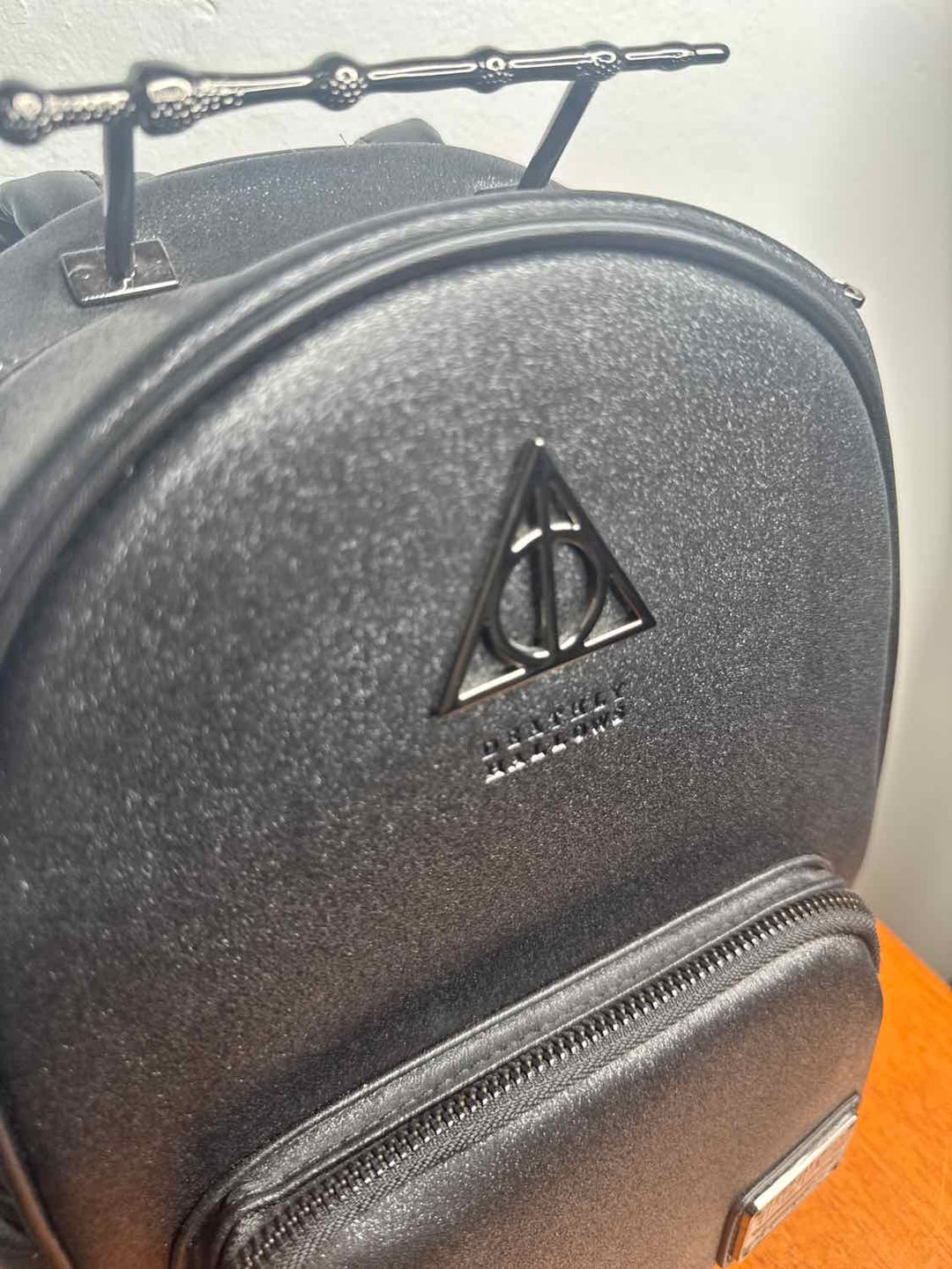 LoungeFly Black backpack purse