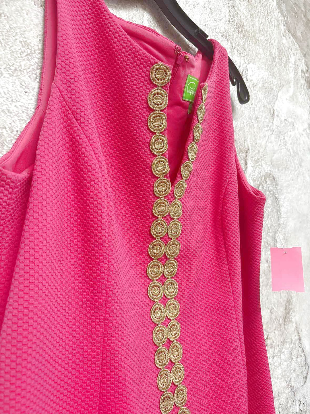 Women Size 12 Pappagallo Hot Pink sleeveless dress