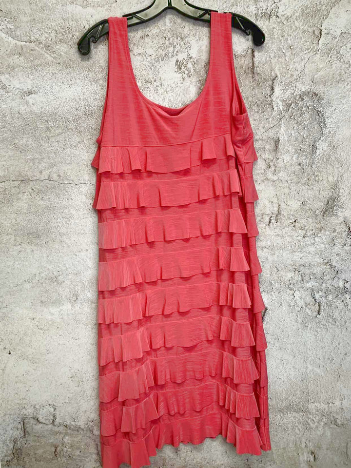 Fashque Studio Size L Pink sleeveless dress