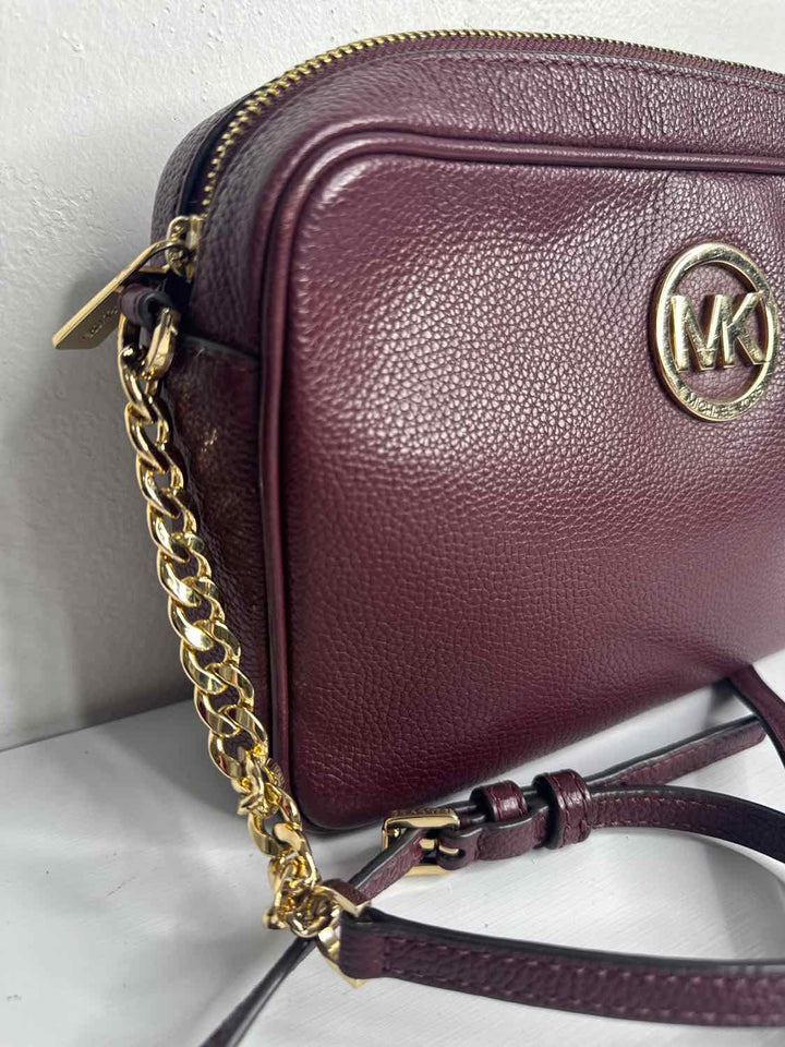 Michael Kors Burgundy crossbody