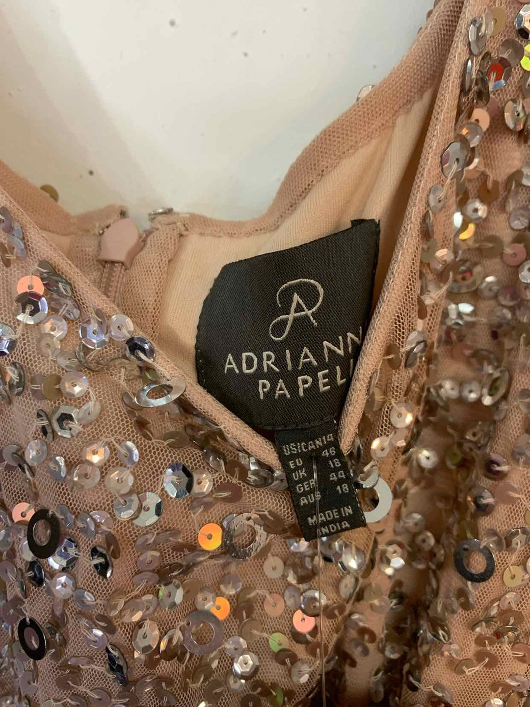 Women Size 14 Adrianna Papell Pink sleeveless dress