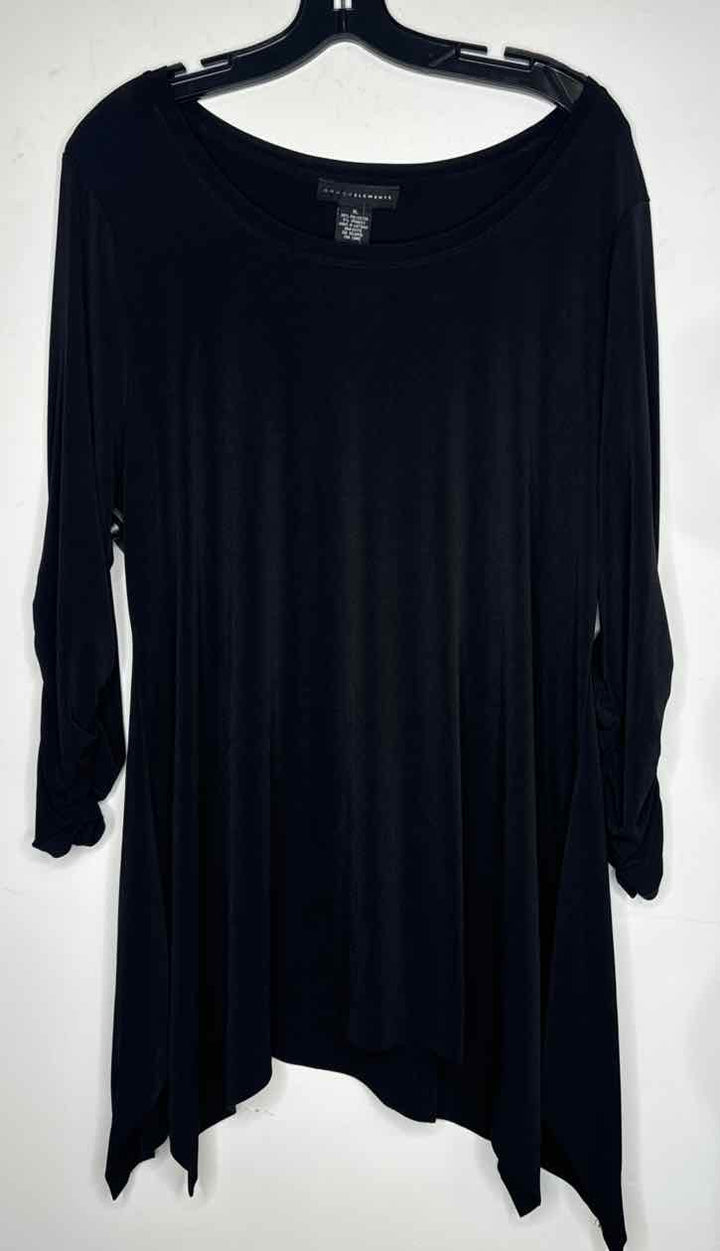 Grace Elements Women Size XL Black long sleeve top